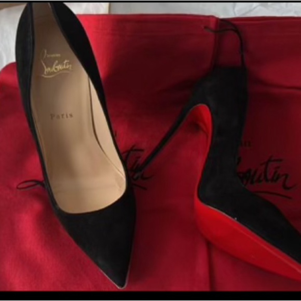 Christian Louboutin So Kate 120 Veau Velours Heels